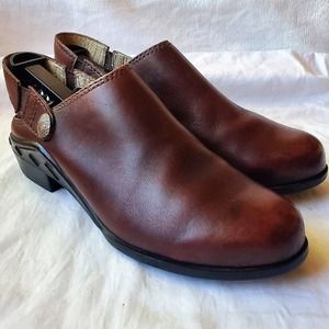 Ariat Women's Sport Mule Leather Slip On Shoes Brown Size 9.5 B [94025]